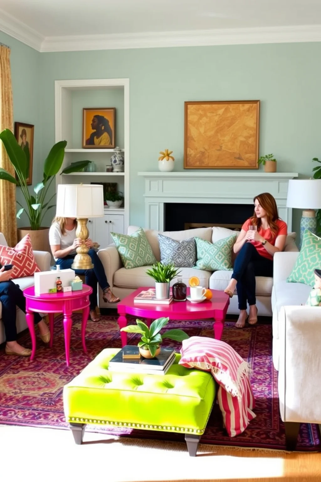12. Colorful Furniture Accents