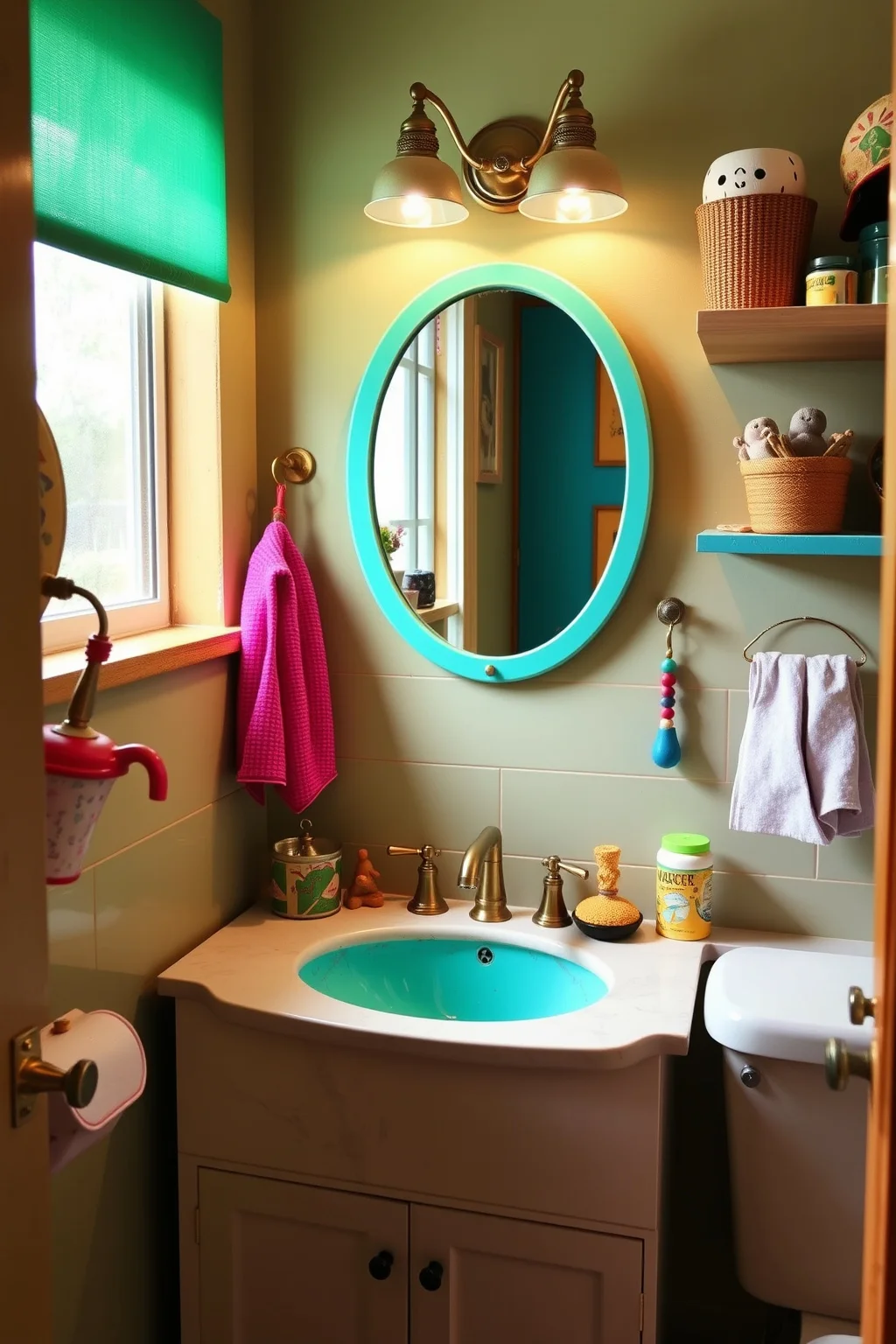 12. Colorful Plumbing Fixtures