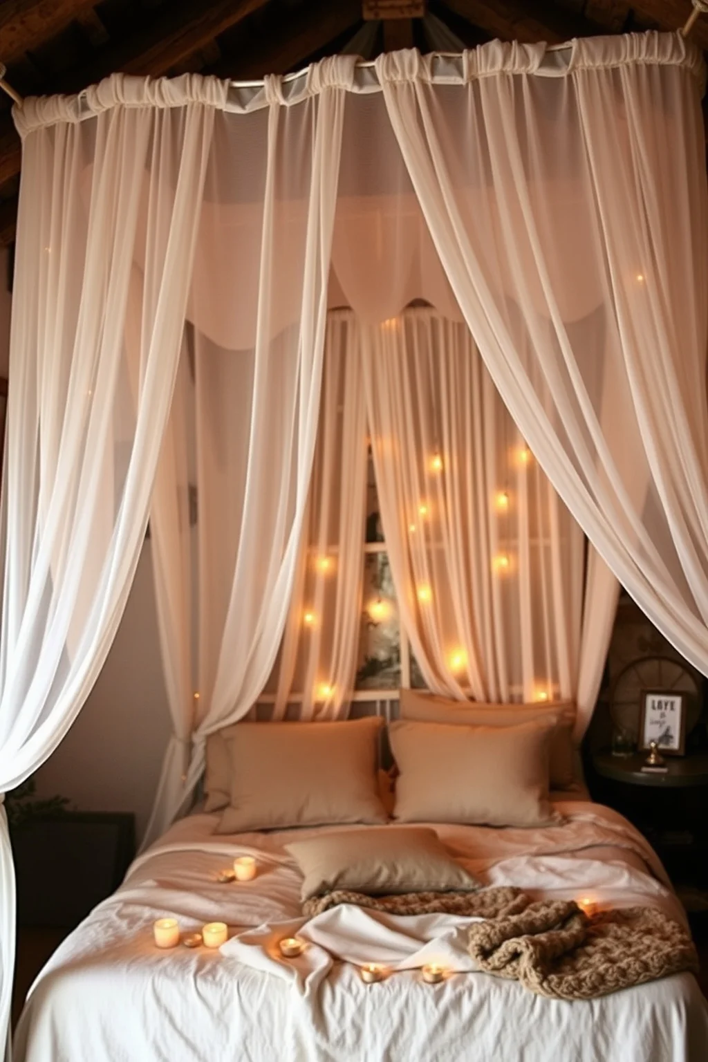 12. Cozy Canopy Bed