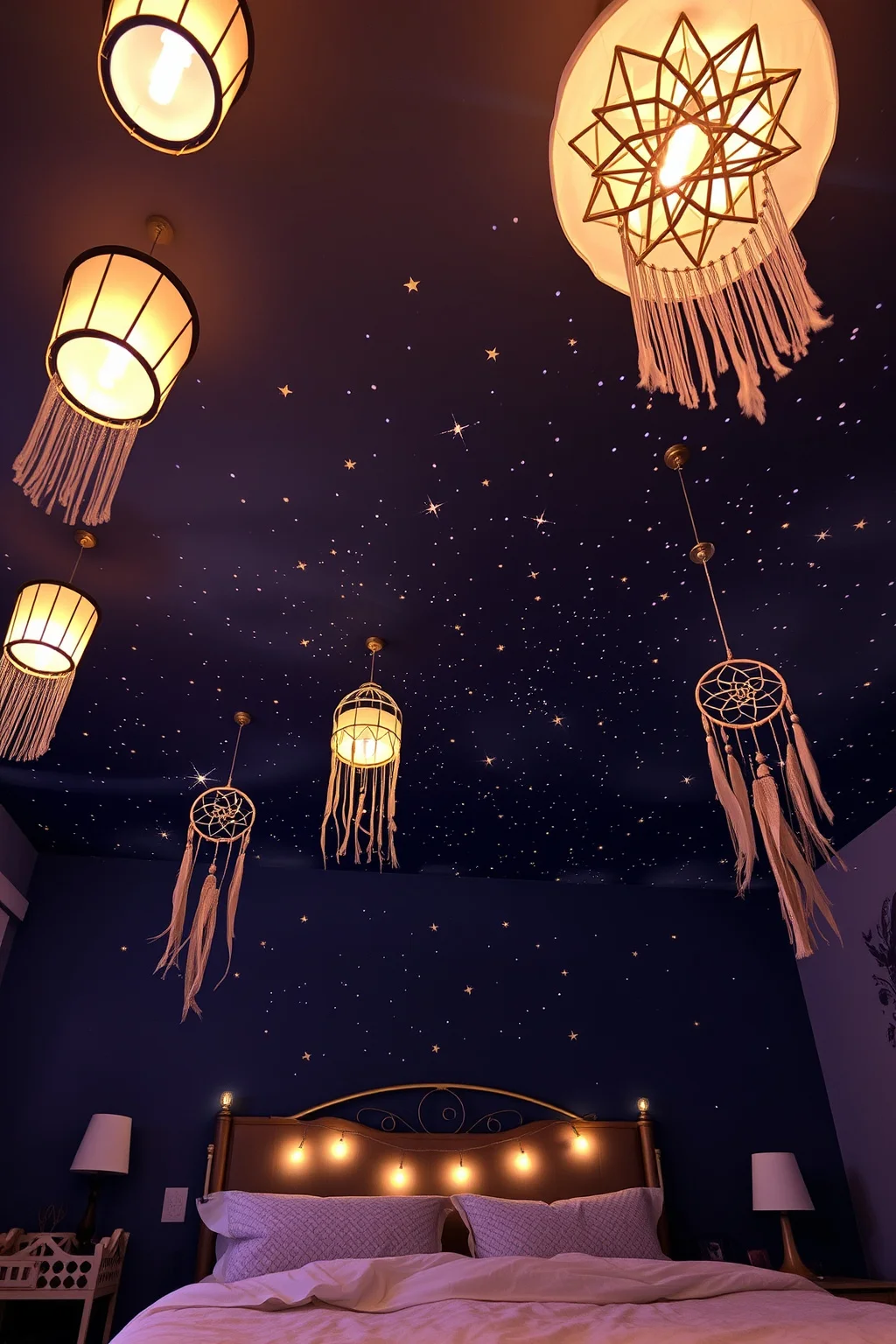 12. Enchanted Ceiling Decor