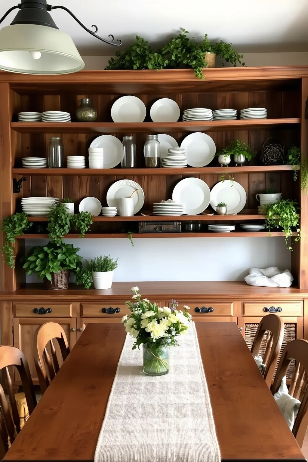 12. Farmhouse Style Shelving