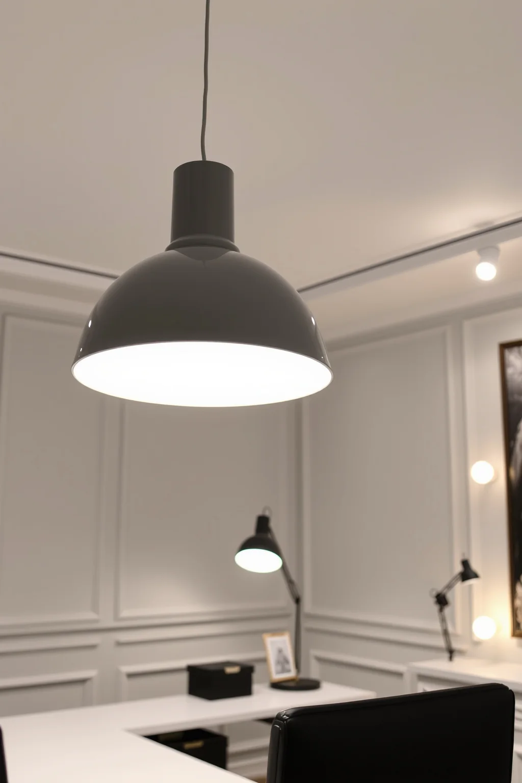 12. Grey and White Lighting Fixtures