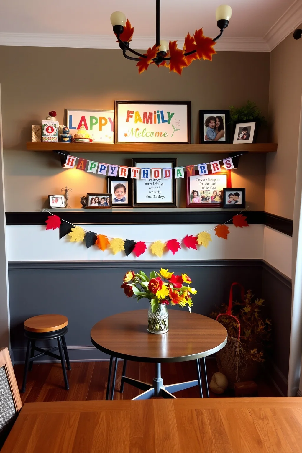 12. Ledge Shelf for Family Banners