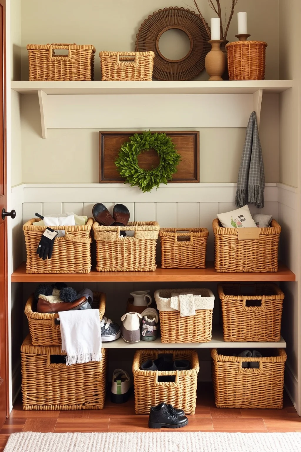 12. Use Baskets for Storage