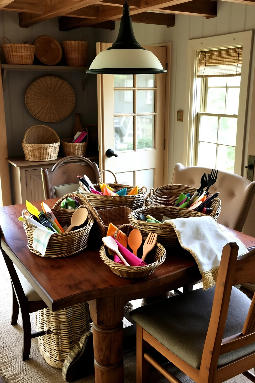 12. Woven Baskets for Storage
