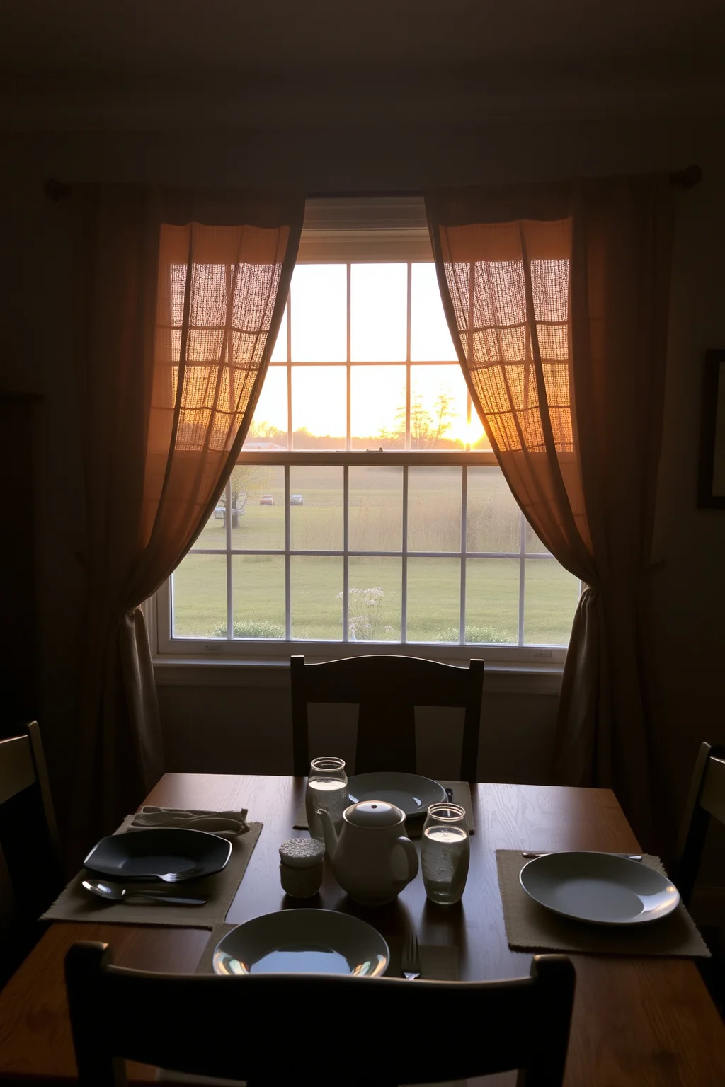 13. Burlap Curtains