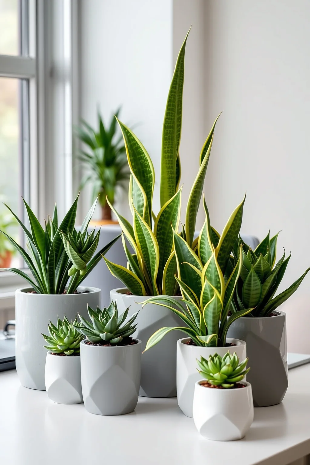 13. Grey and White Plants