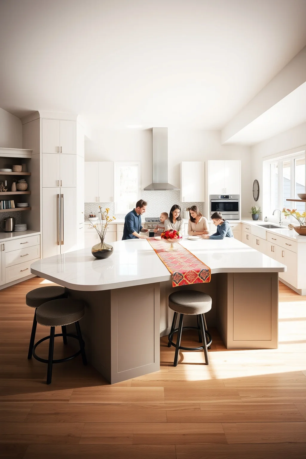 13. Kitchen Island with Built-In Storage