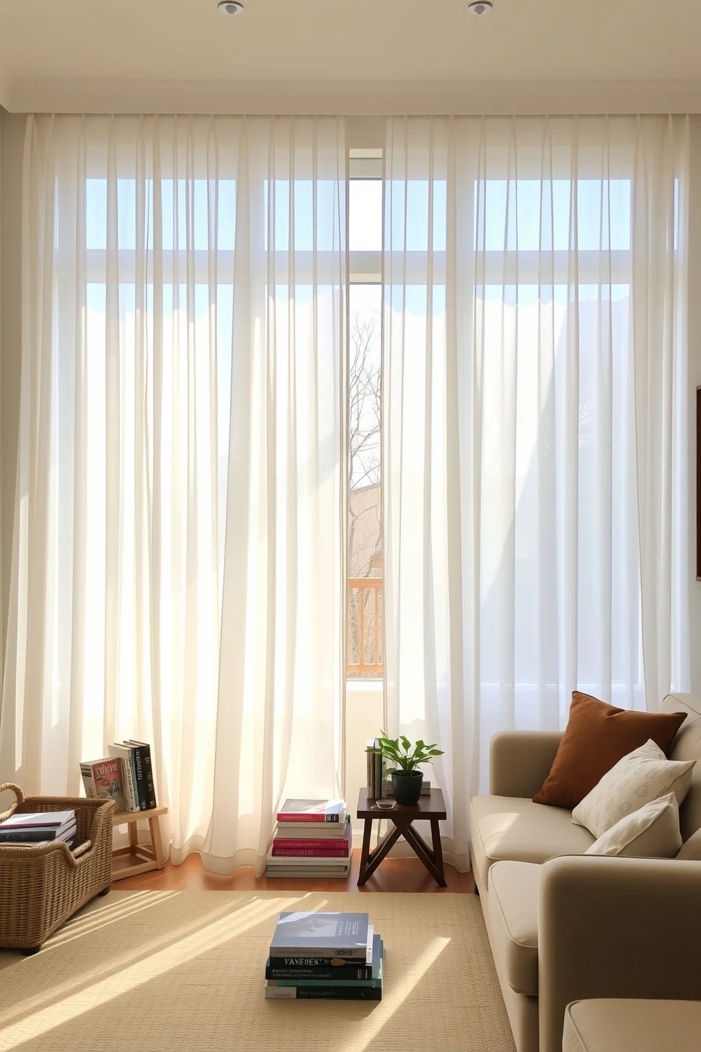 13. Minimalist Curtains