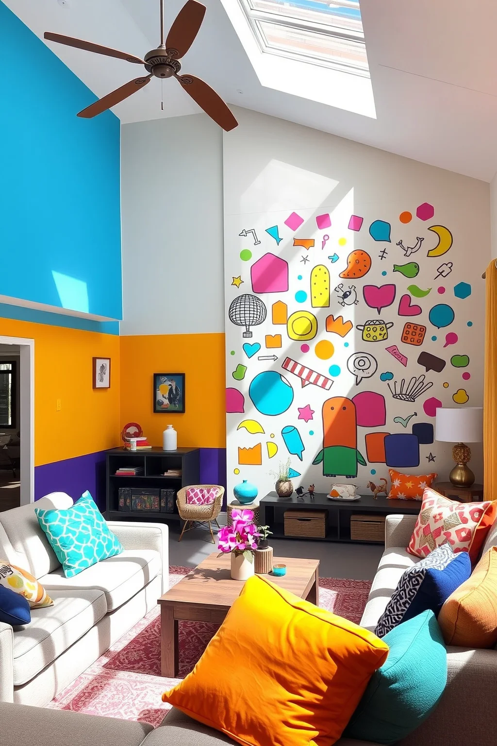 13. Playful Wall Colors