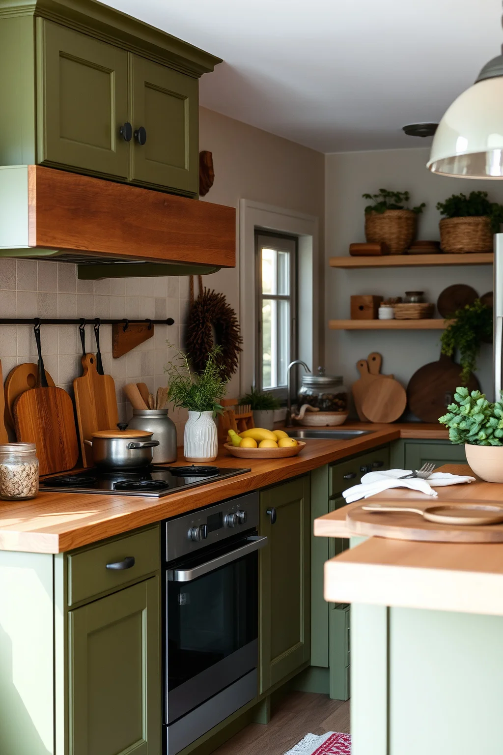 13. Rustic Olive Green