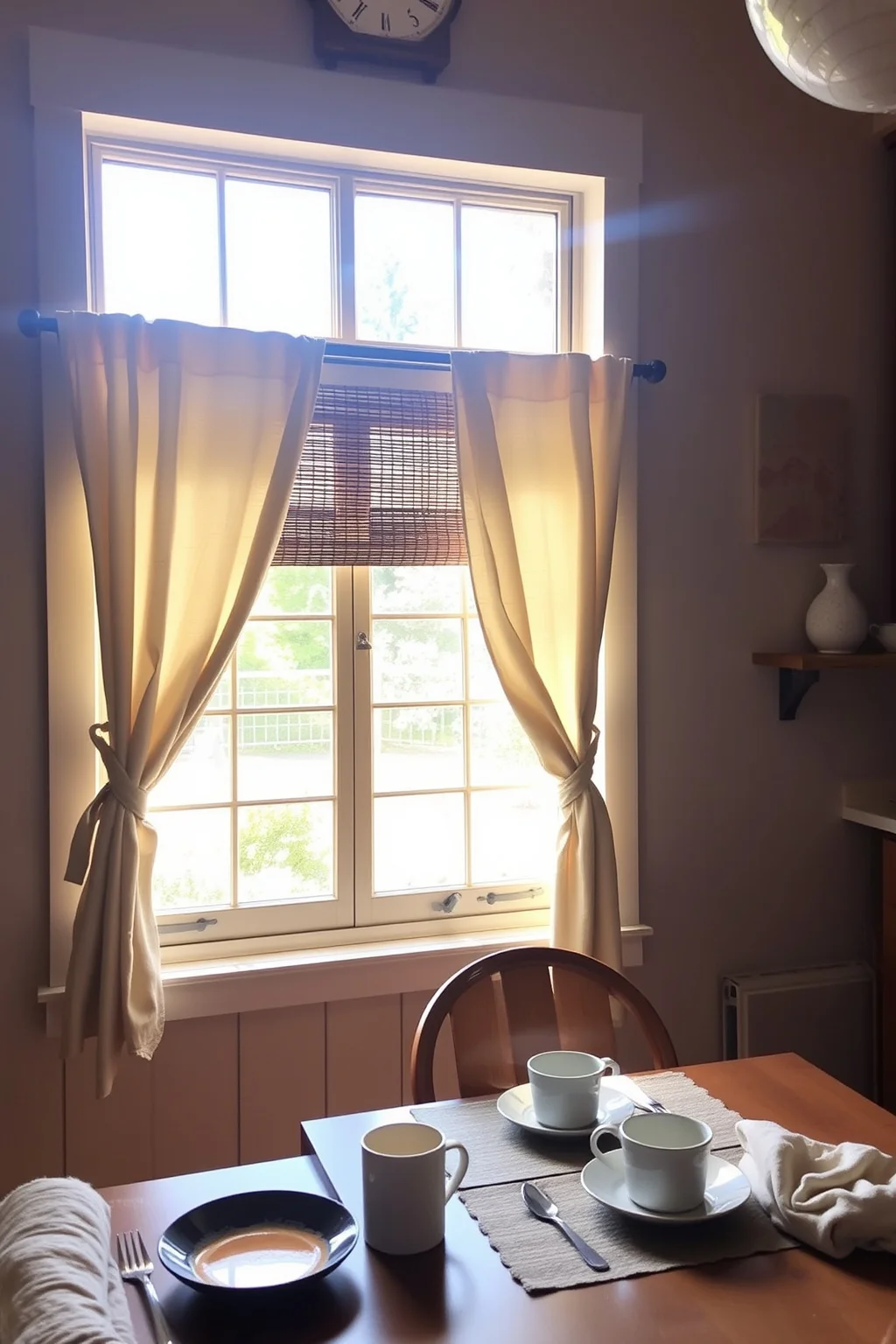 13. Rustic Window Treatments