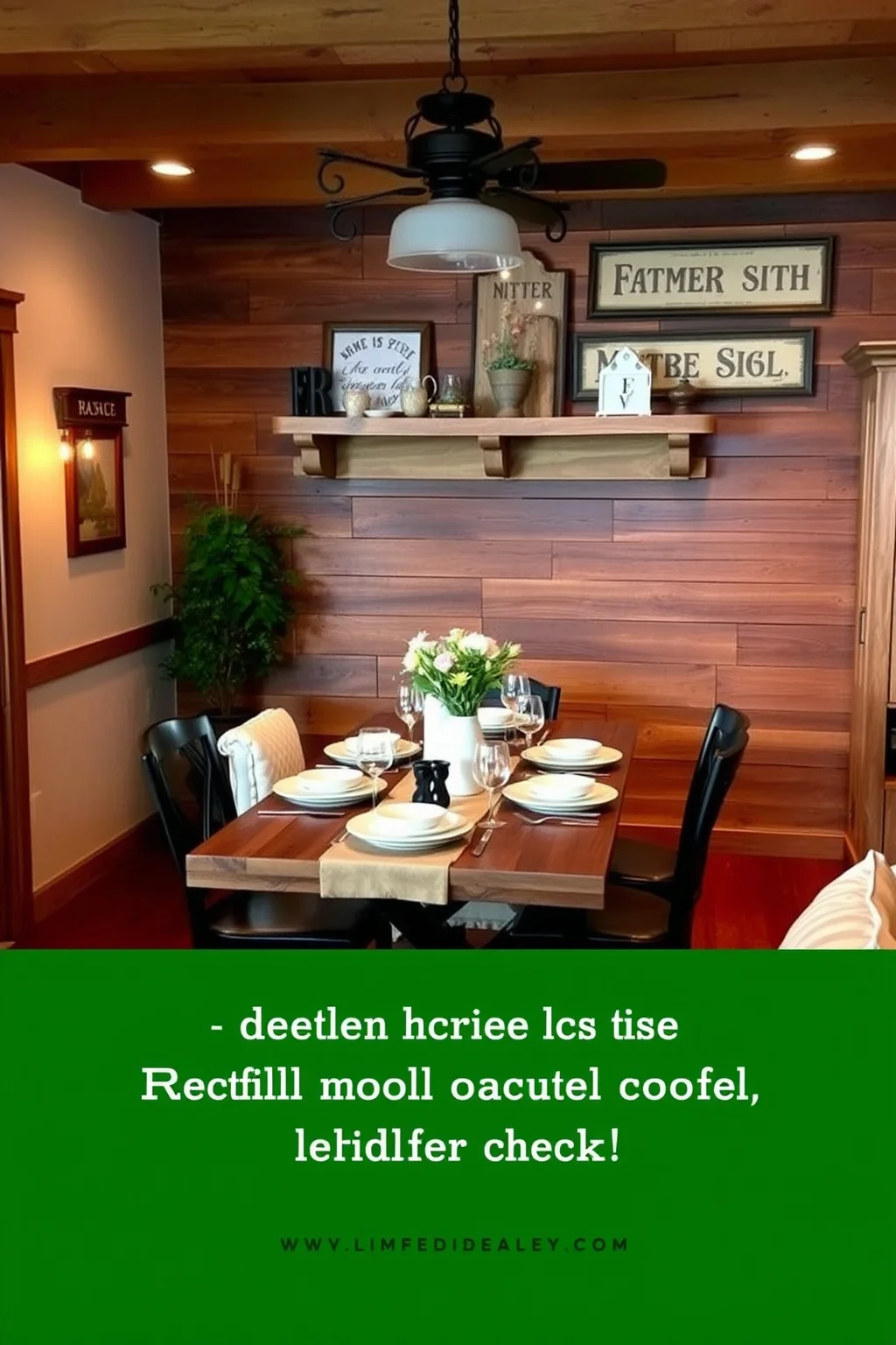13. Rustic Wood Accents