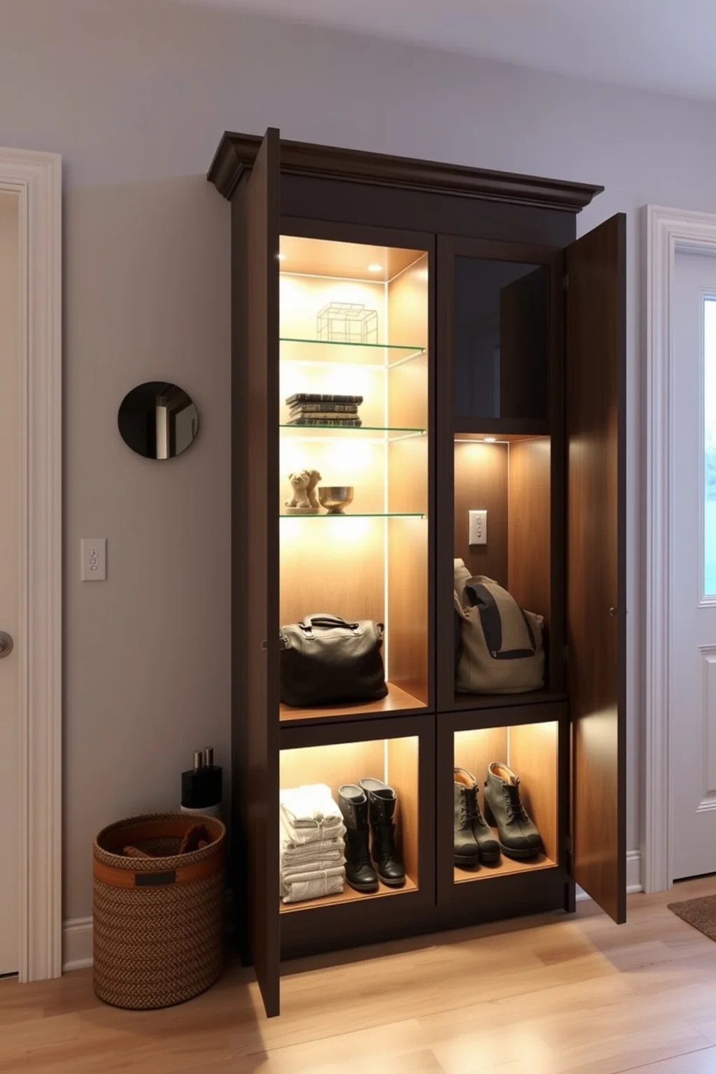 14. Cabinet with Integrated Lighting