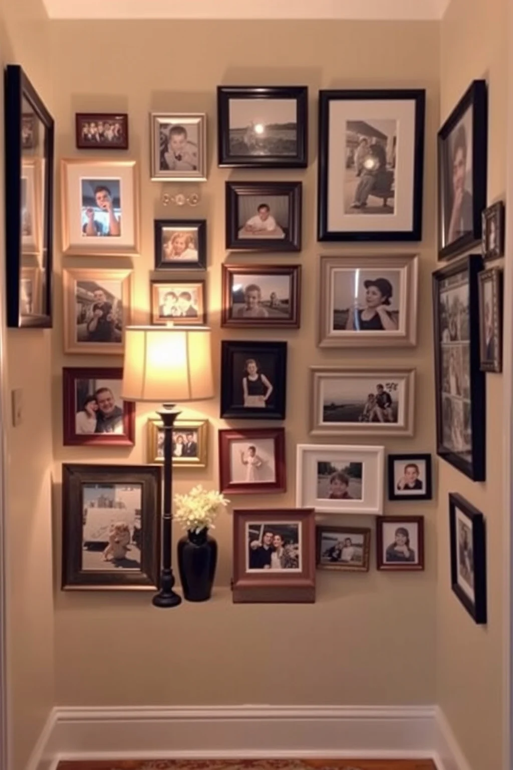 14. Charming Photo Display