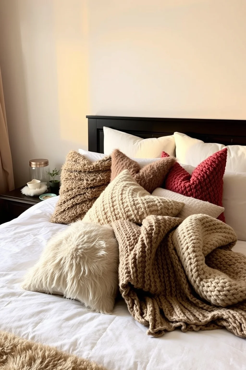 14. Cozy Throws and Pillows