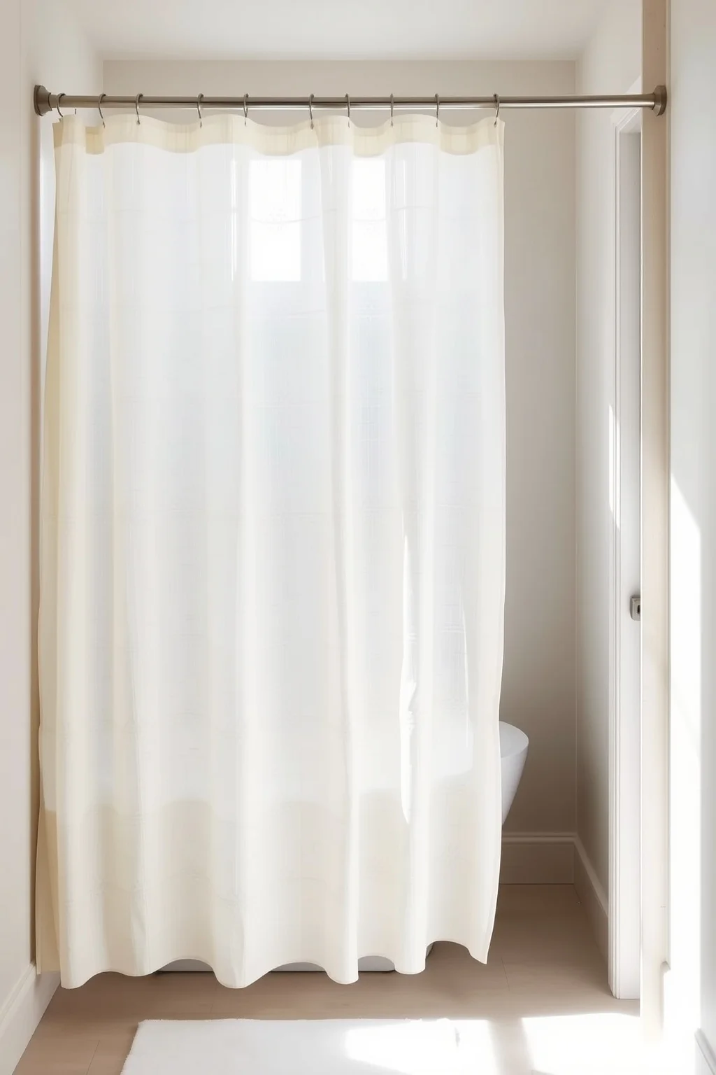 14. Natural Shower Curtains