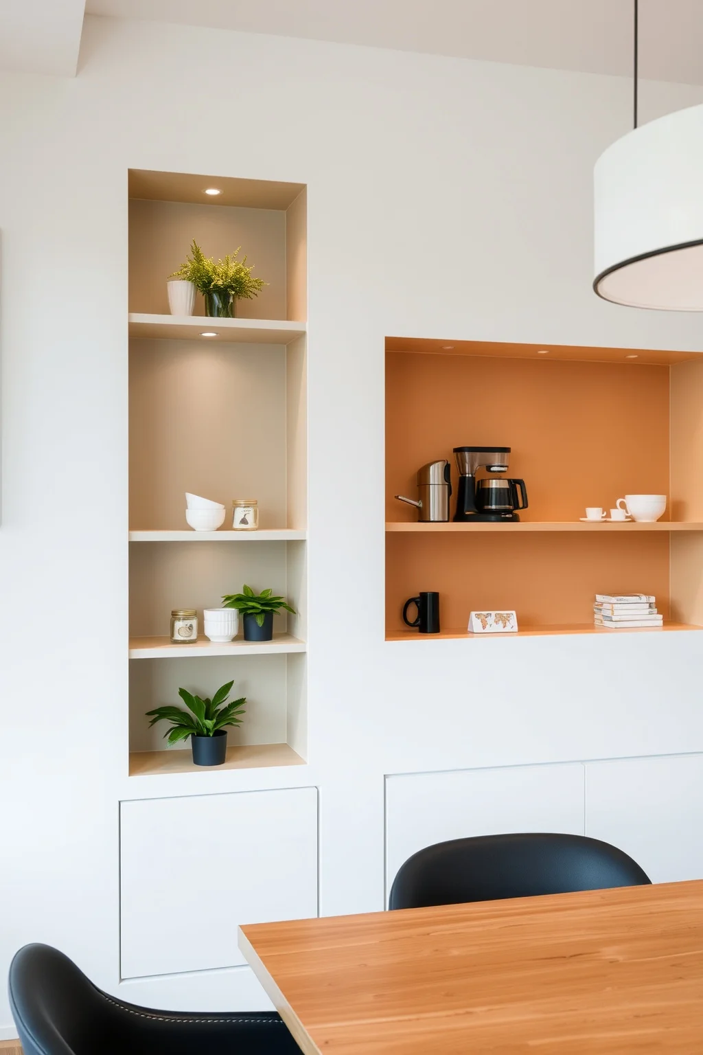 14. Recessed Shelves