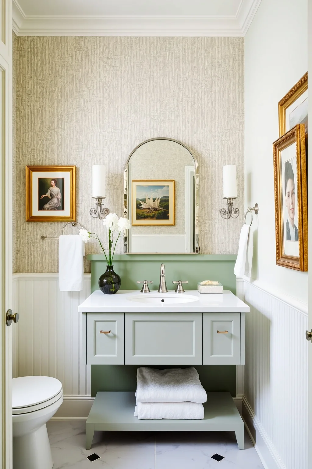 14. Sage Green Accent Wall