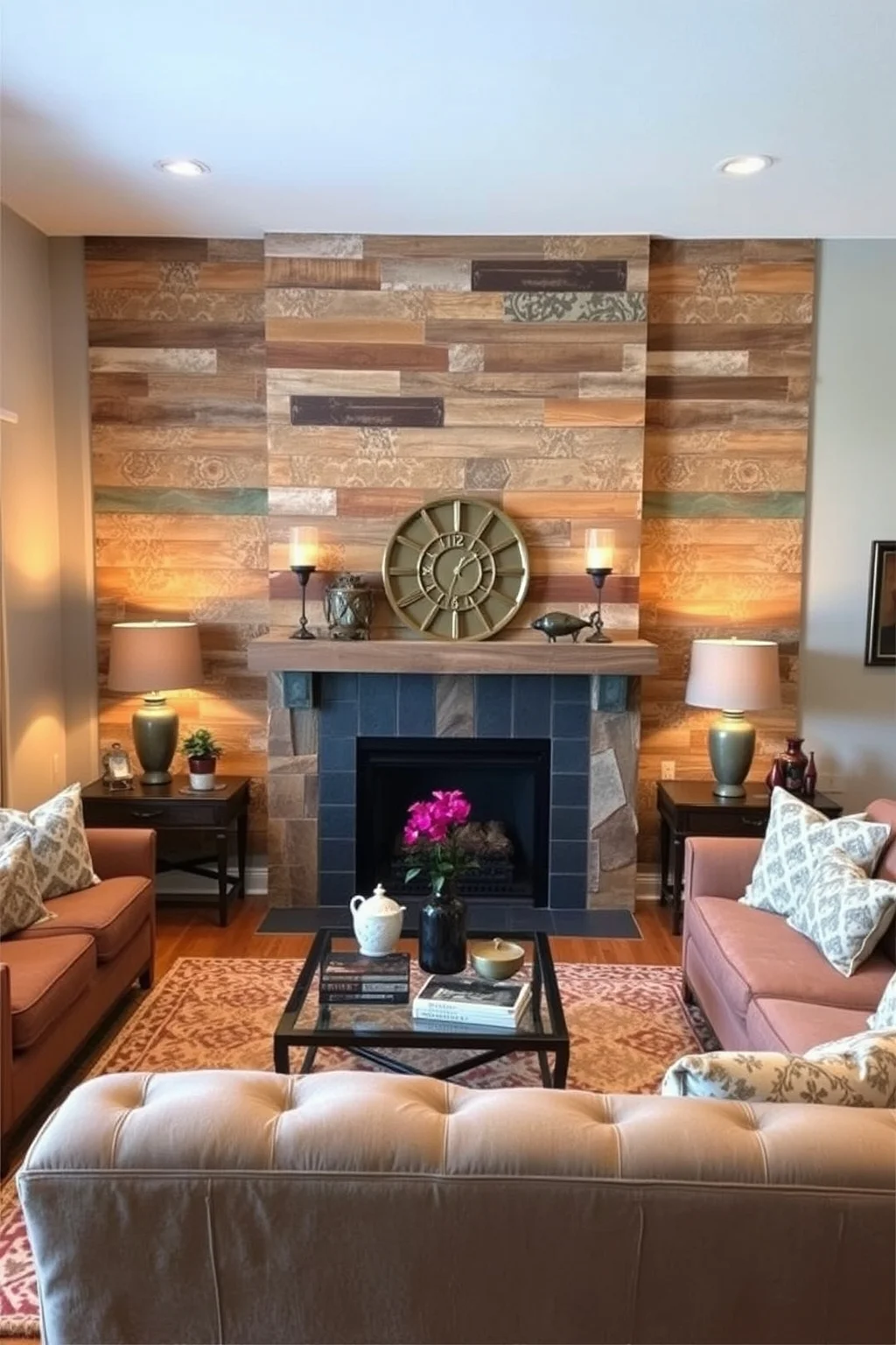 14. Vintage Accent Walls