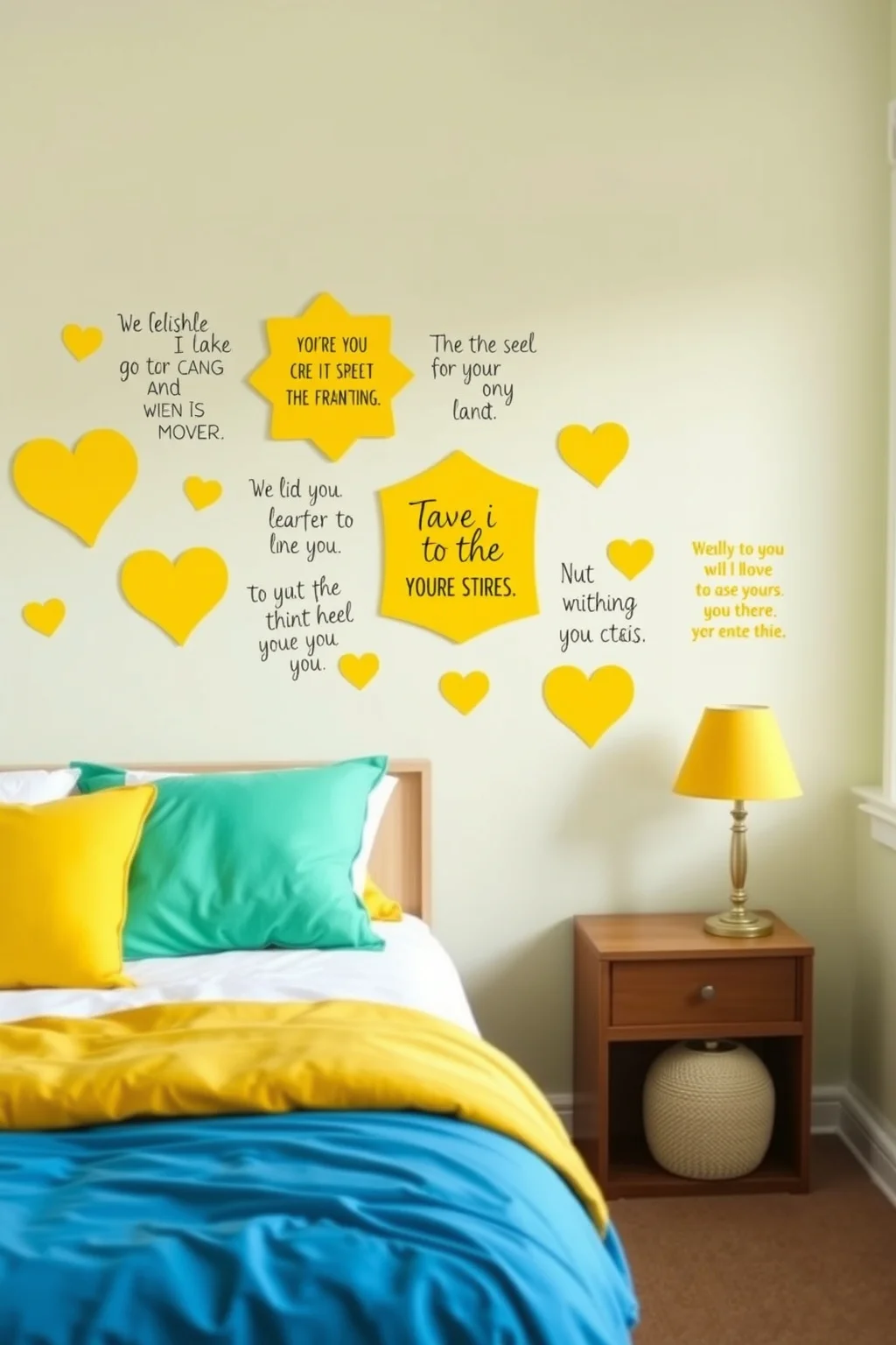 14. Yellow Wall Decals