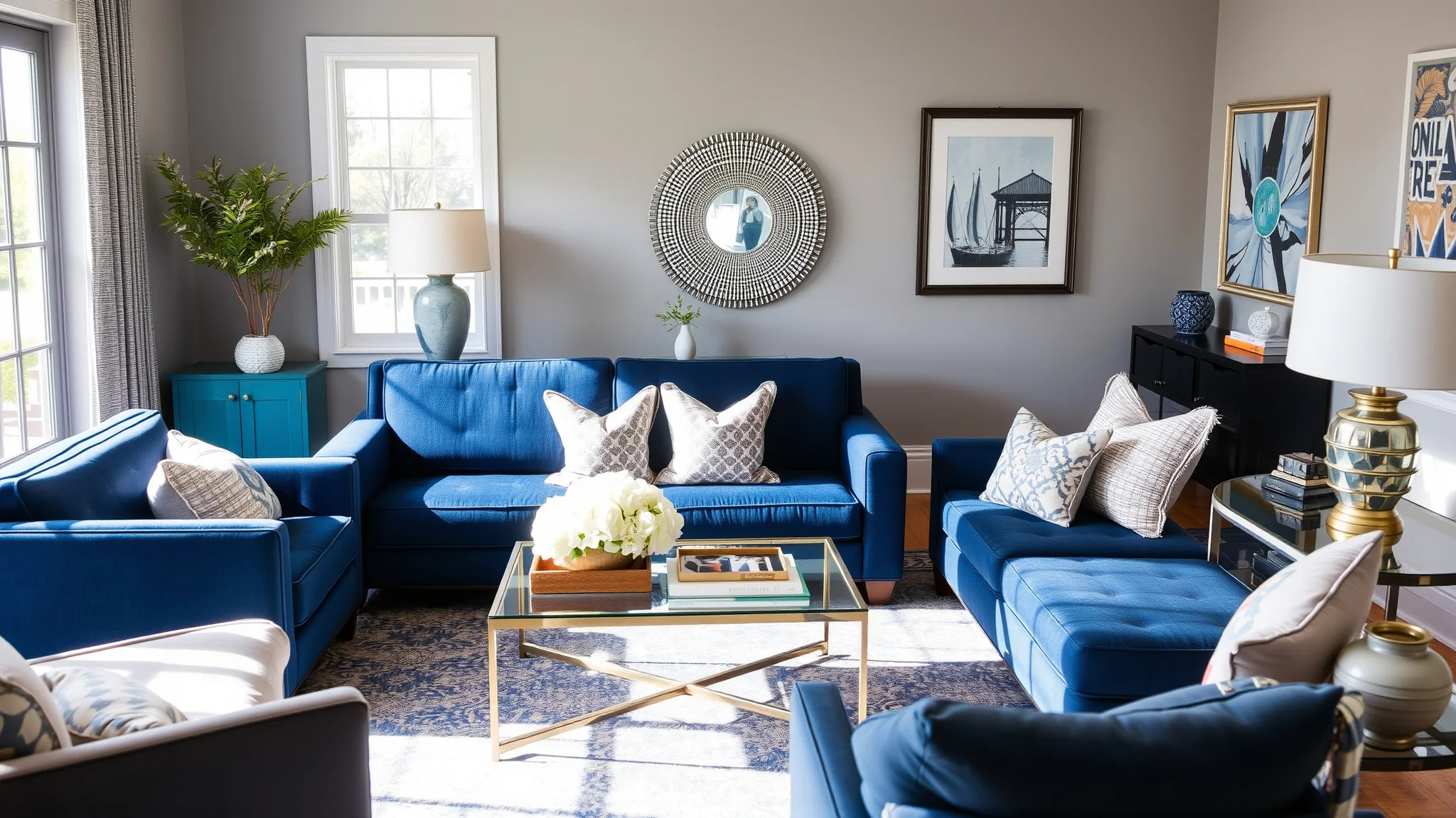 15 Blue Couch Living Room Ideas You'll Want to Copy