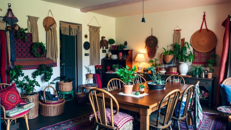 15 Boho Dining Room Ideas Full of Warm Personality