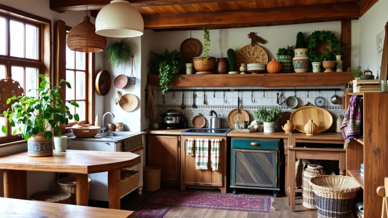 15 Boho Farmhouse Kitchen Ideas That Blend Rustic Charm