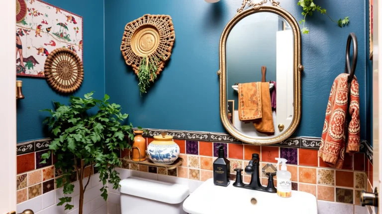 15 Boho Powder Room Ideas Full of Charm and Personality