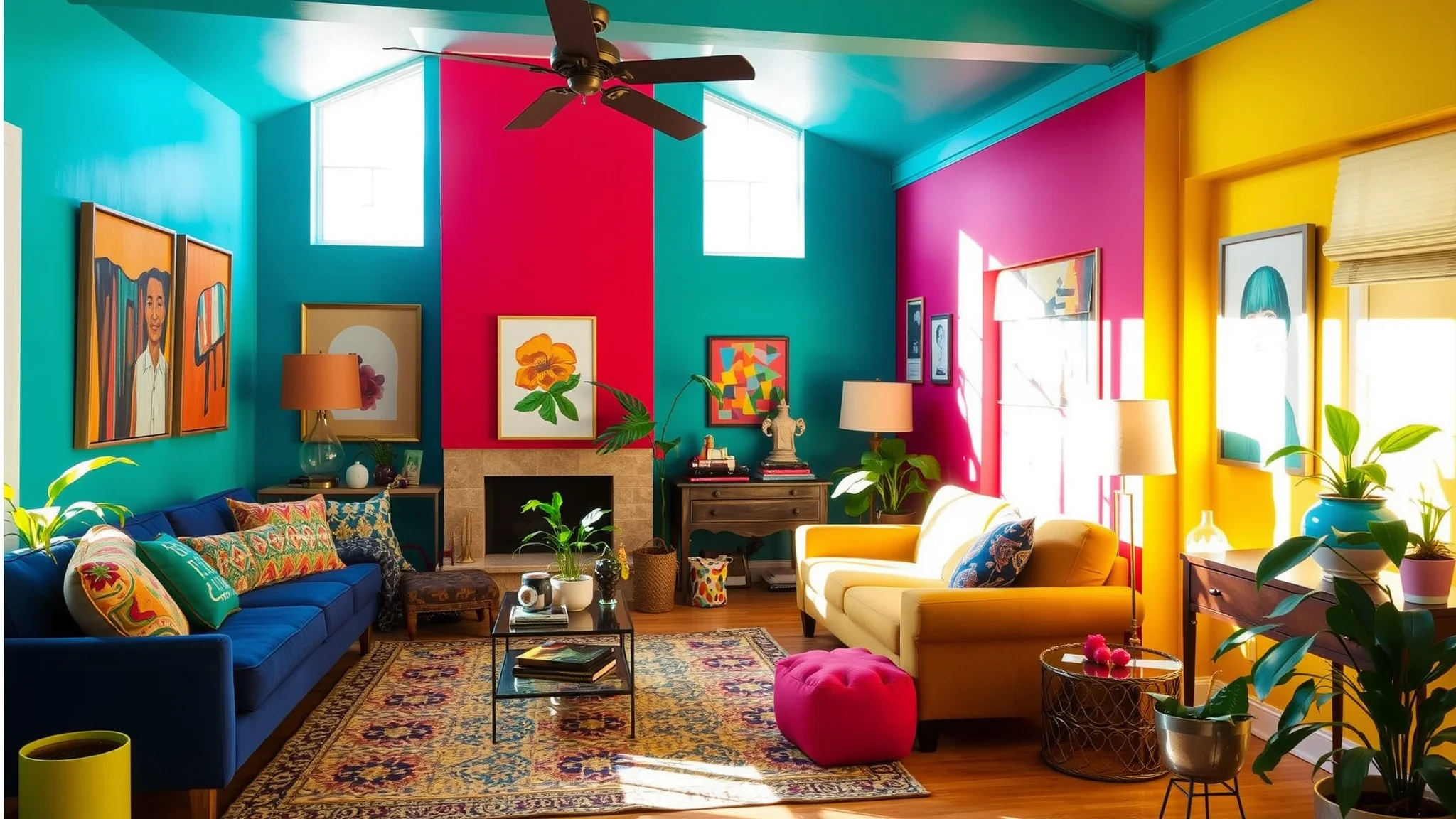 15 Colorful Living Room Ideas Bursting With Personality