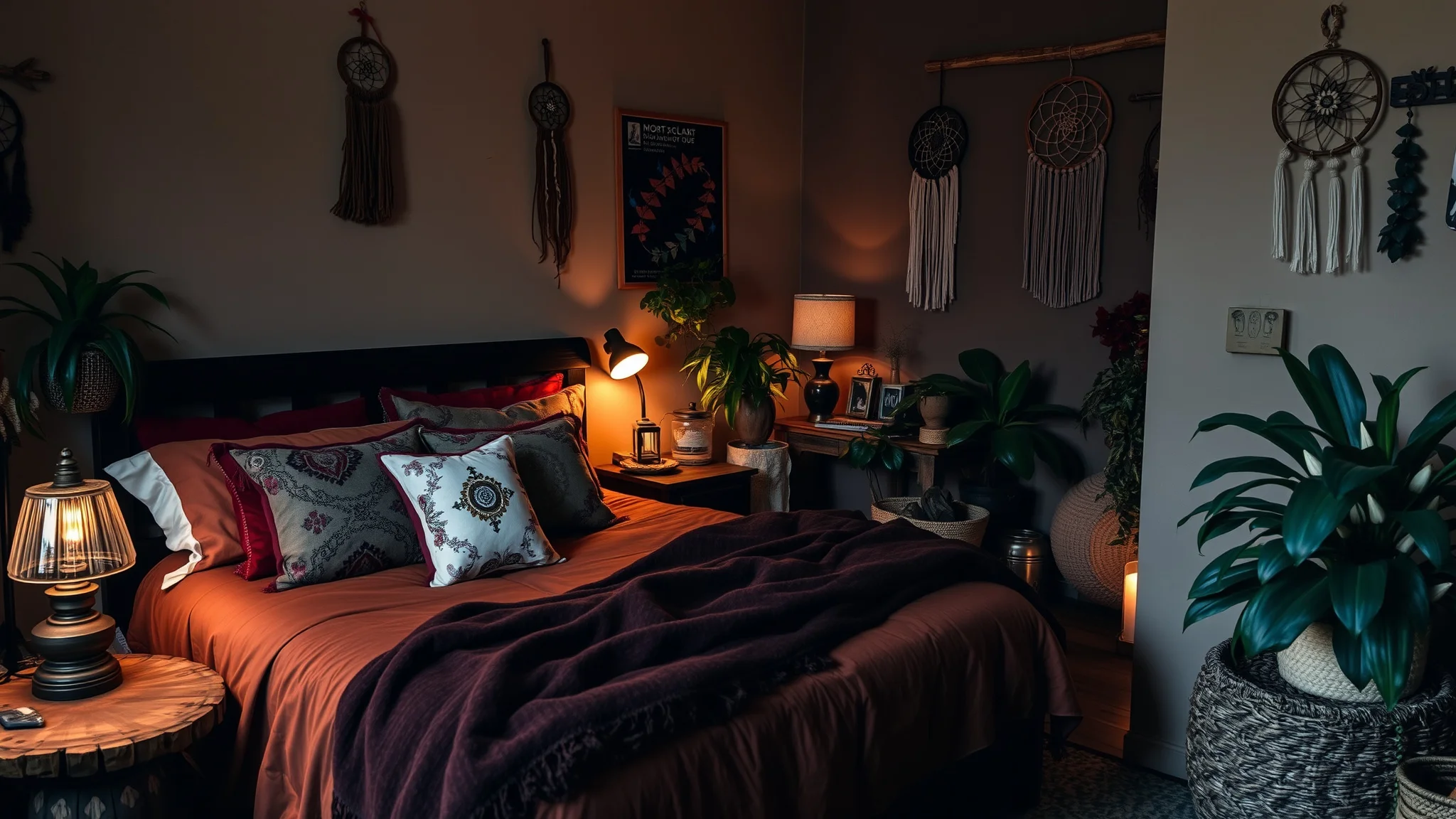 15 Dark Boho Bedroom Ideas Full of Cozy Character
