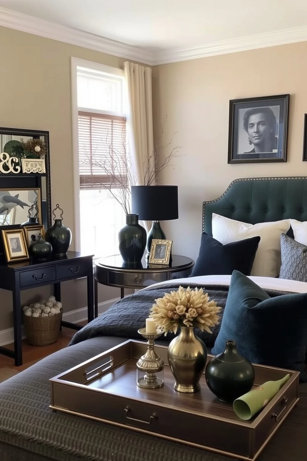 15. Dark Green Decorative Accessories