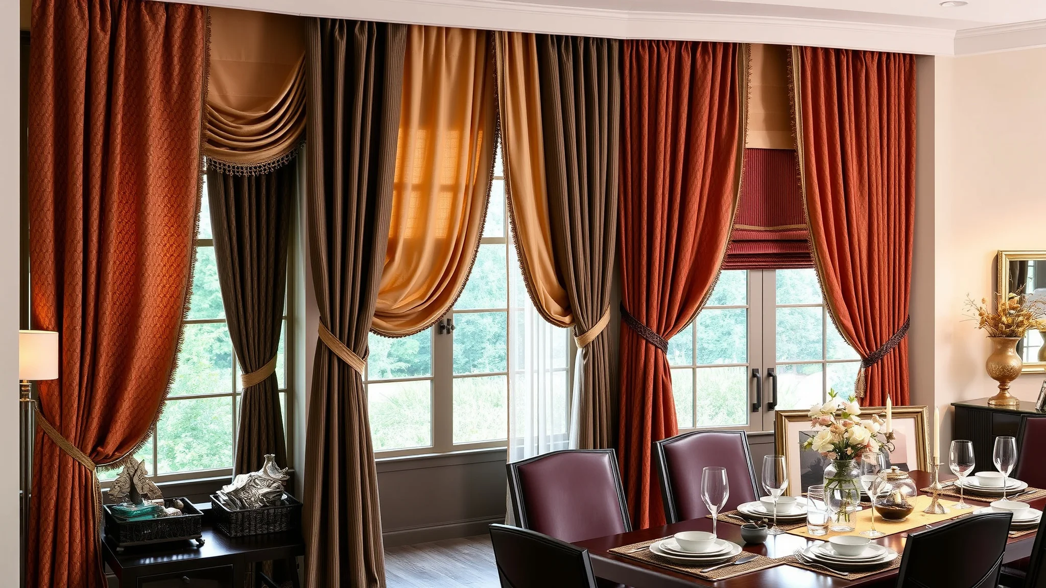 15 Dining Room Curtain Ideas for a Warm Elegant Look