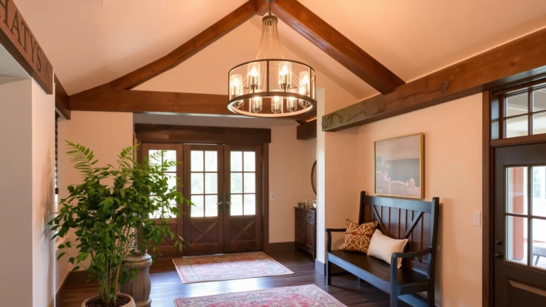 15 Farmhouse Entryway Chandelier Ideas That Impress