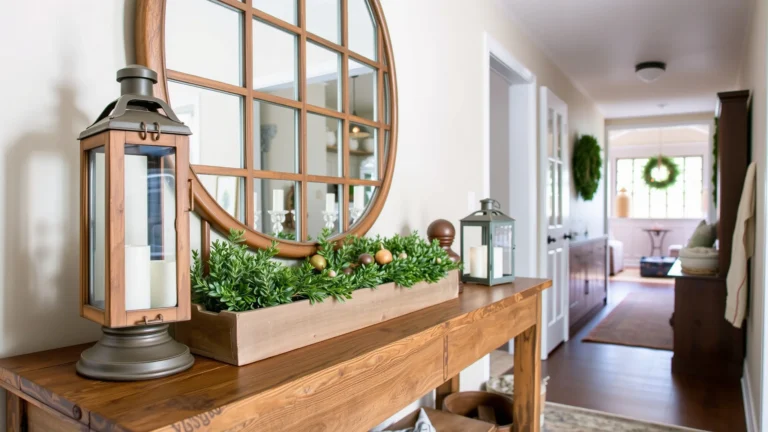 15 Farmhouse Entryway Table Decor Ideas You'll Love