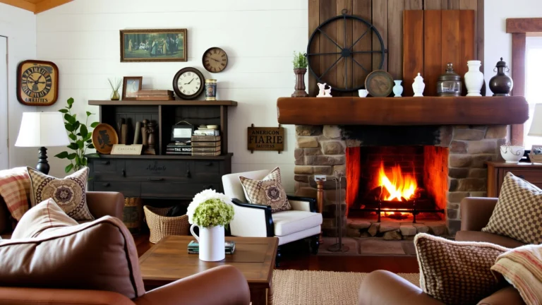 15 Farmhouse Fireplace Ideas for a Warm Cozy Home