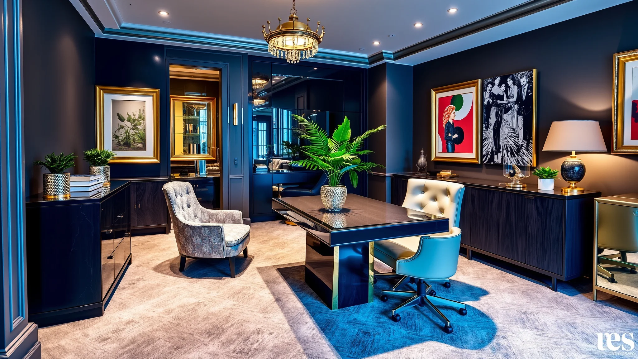 15 Glam Office Ideas That Feel Chic and Luxurious