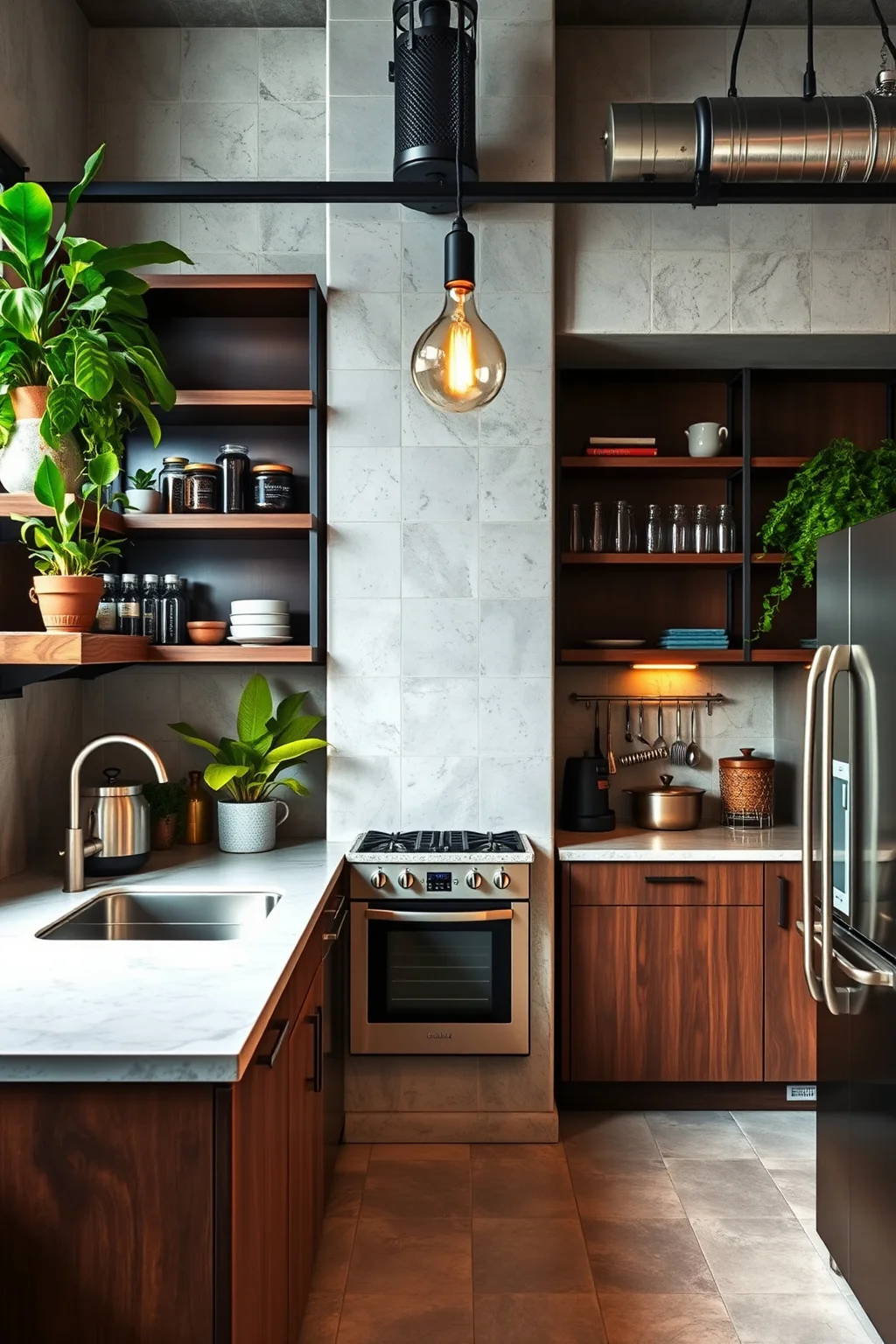 15. Industrial Style Tiles