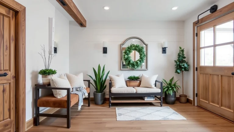 15 Modern Farmhouse Entryway Ideas Full of Style