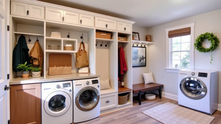 15 Mudroom Laundry Room Ideas That Maximize Space