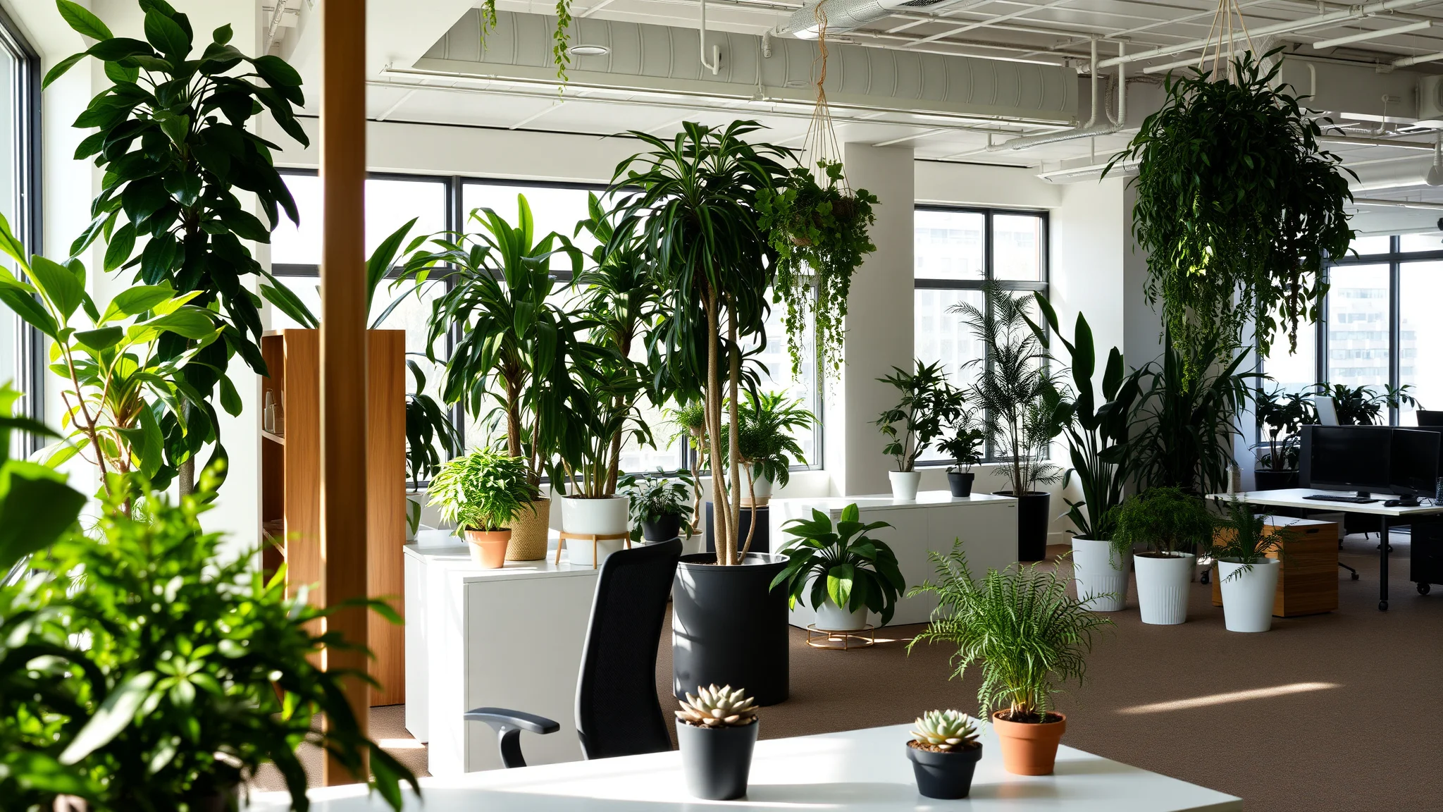 15 Office Ideas With Greenery That Boost Style and Calm