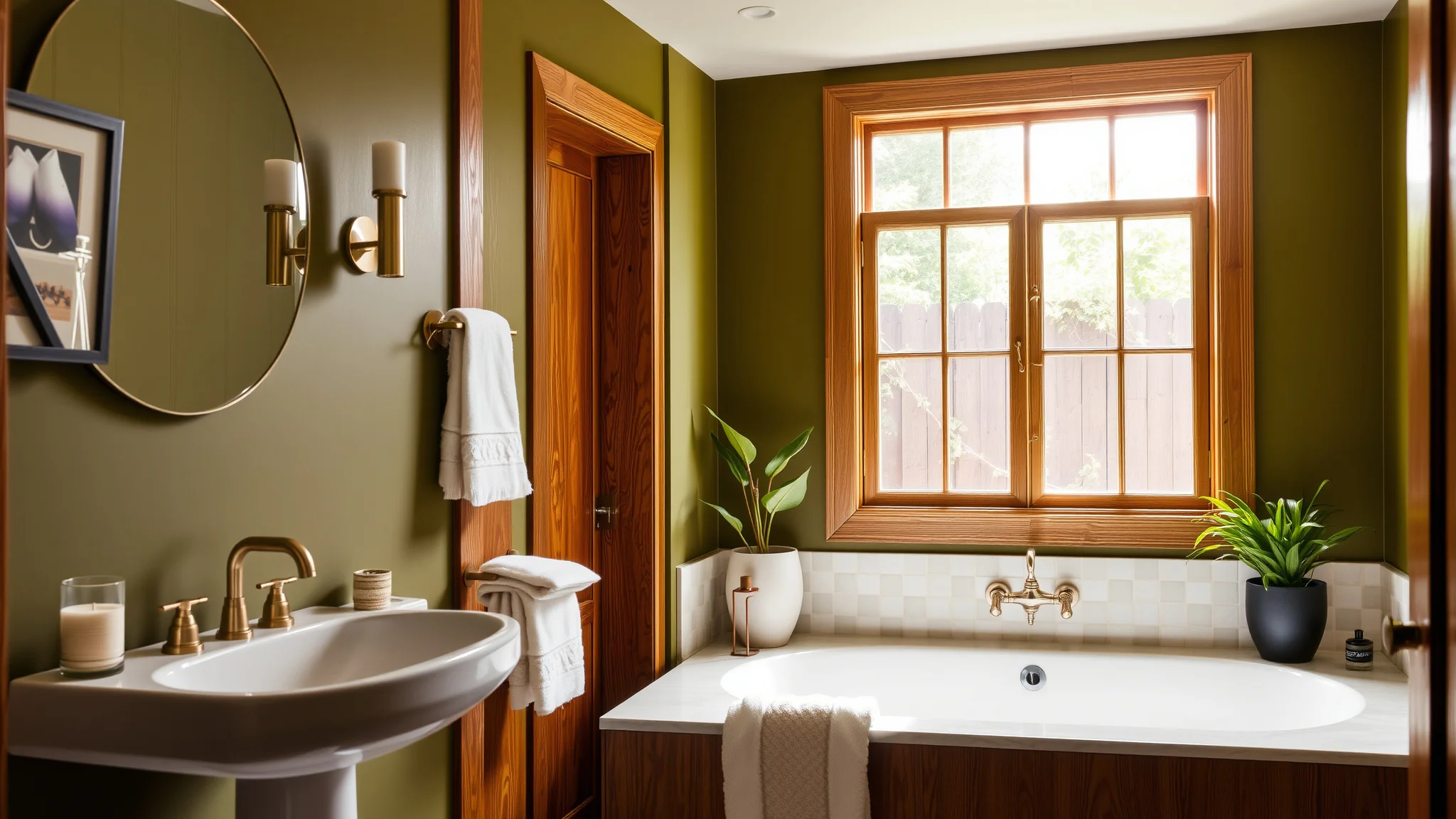 15 Olive Green Bathroom Ideas That Feel Rich and Serene