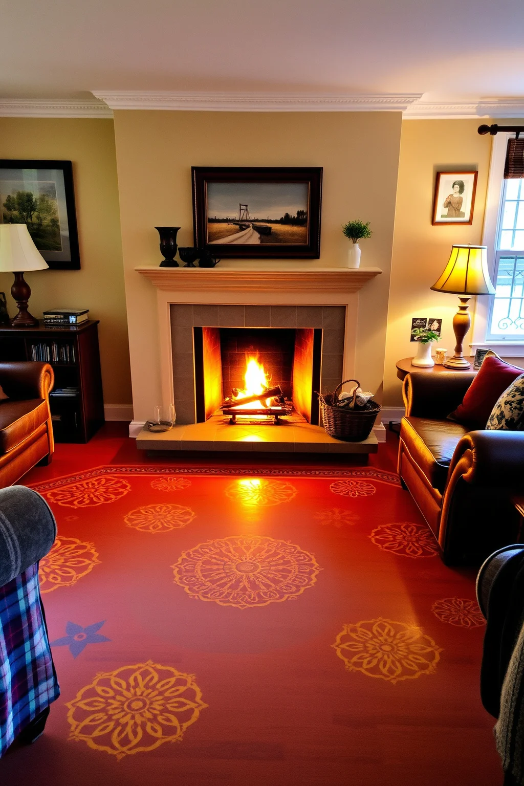 15. Painted or Stenciled Floors