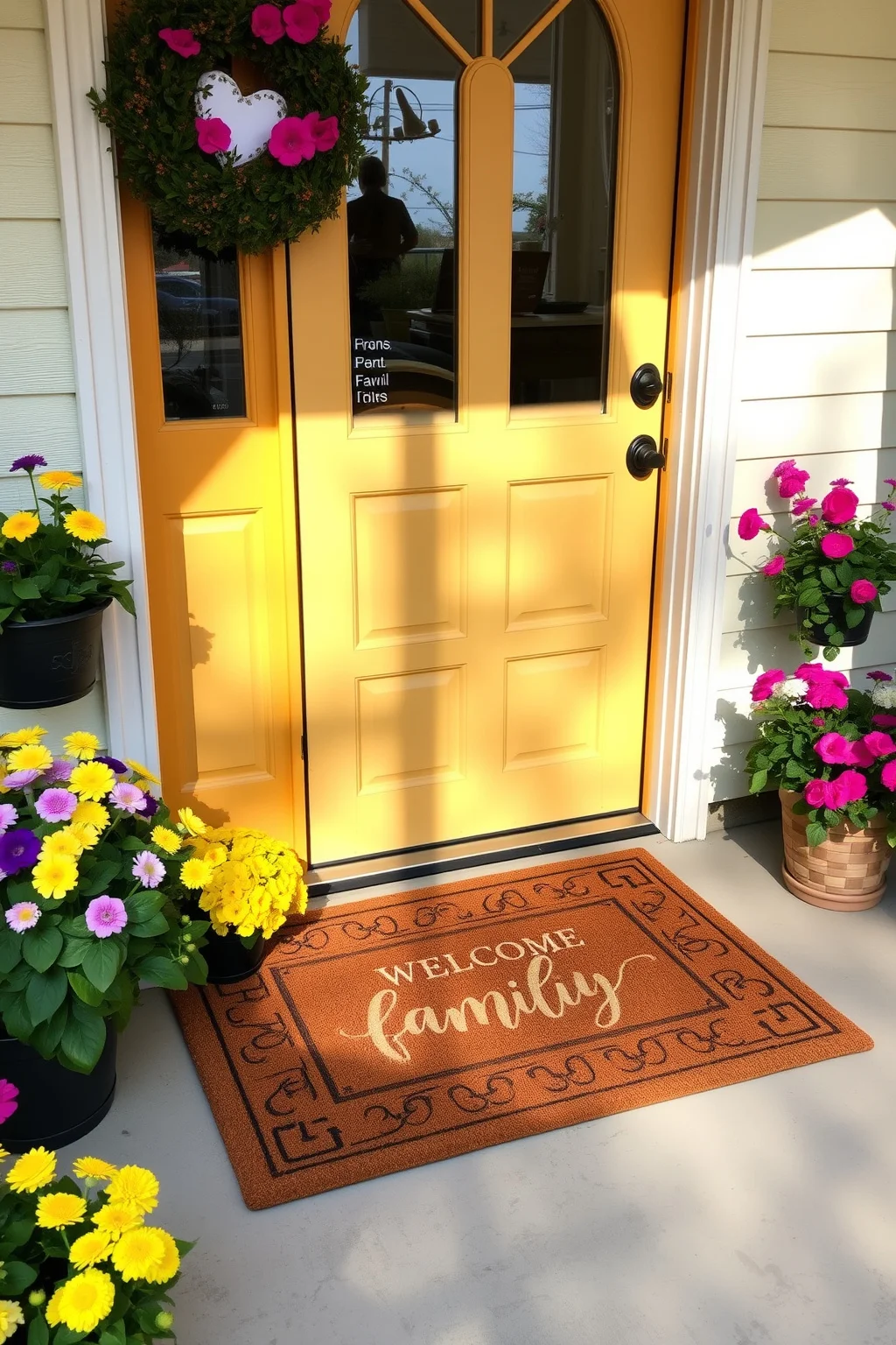 15. Personalized Welcome Mat