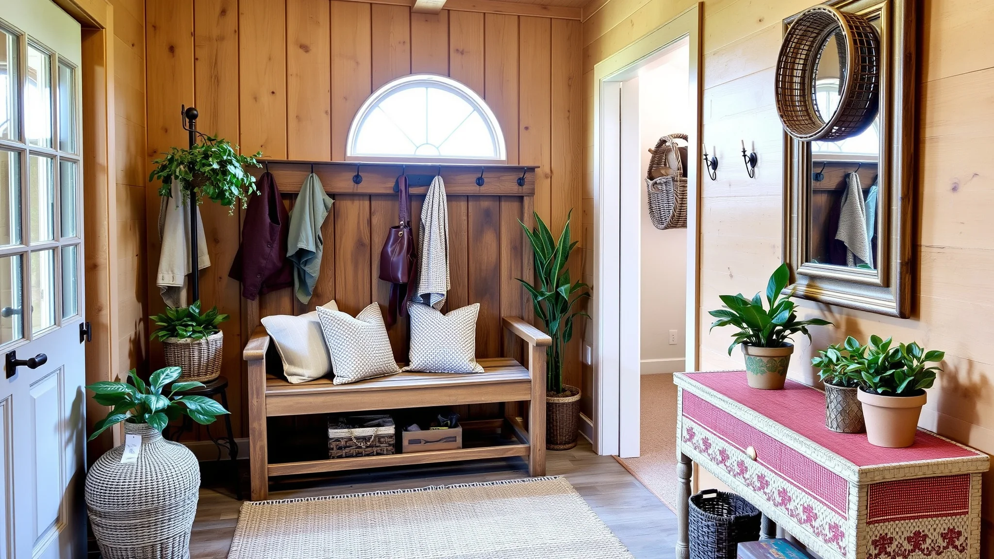 15 Rustic Entryway Ideas Full of Character and Charm