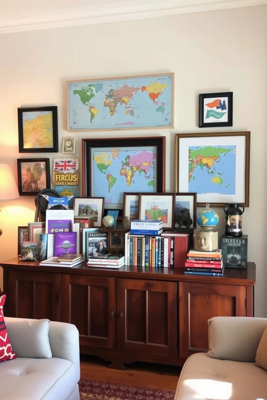 15. Travel-Inspired Decor