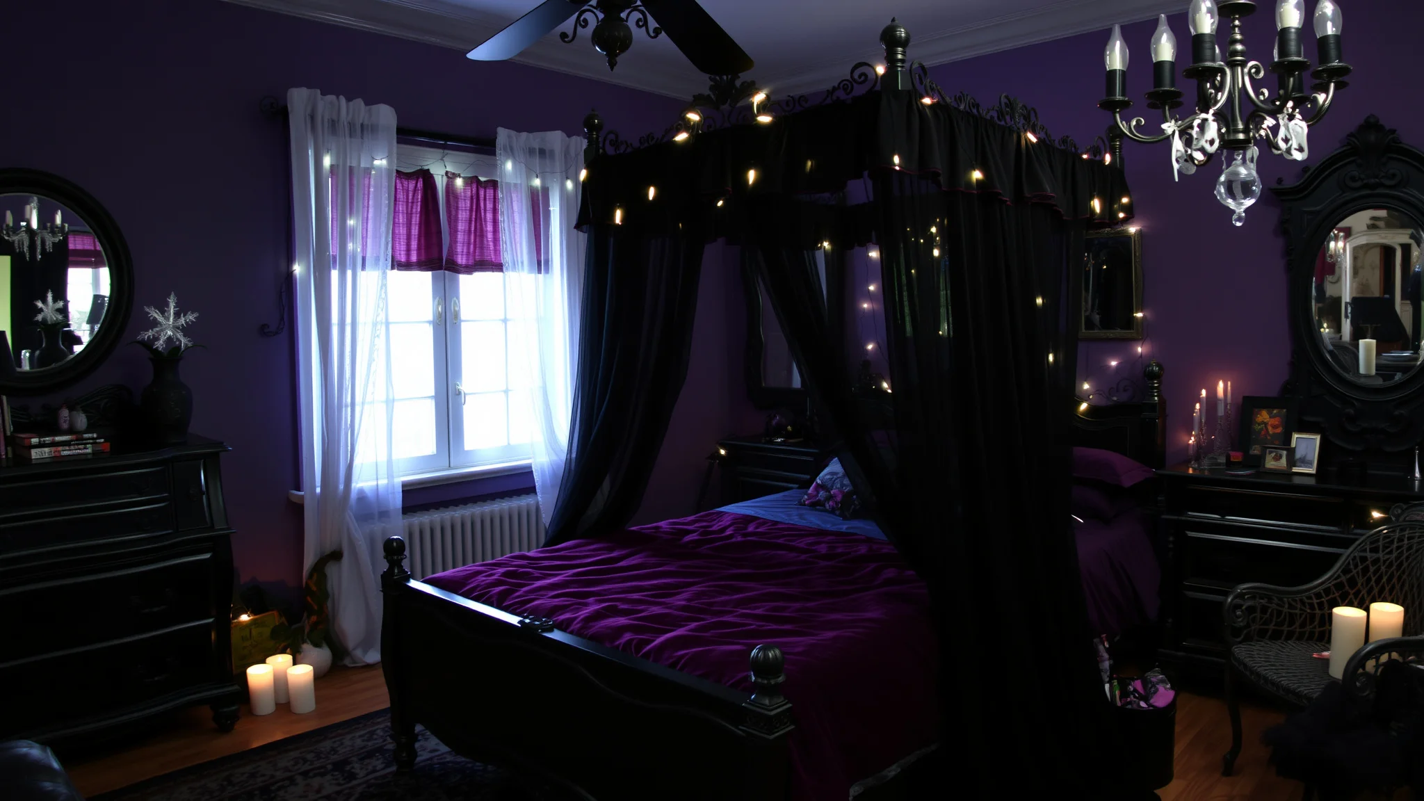 15 Whimsy Goth Bedroom Ideas Full of Dark Magic