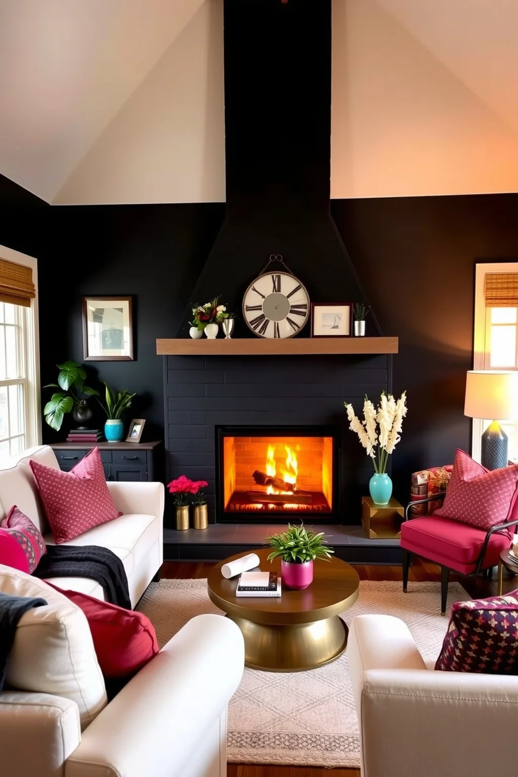 2. Bold Black Shiplap