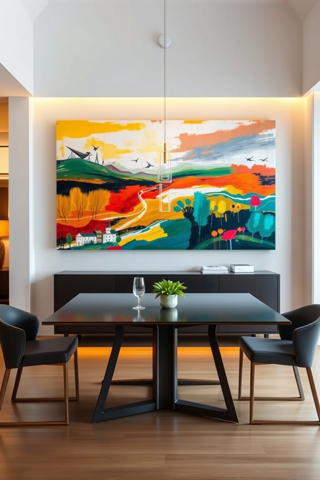 2. Large Statement Art Piece