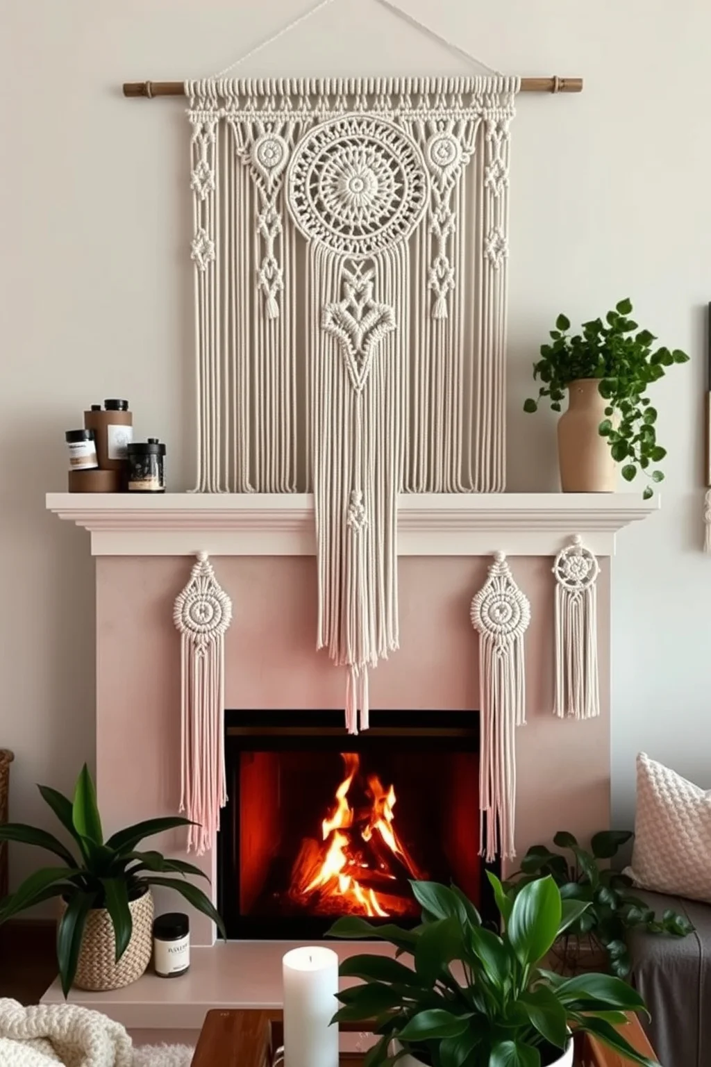 2. Macramé Hangings
